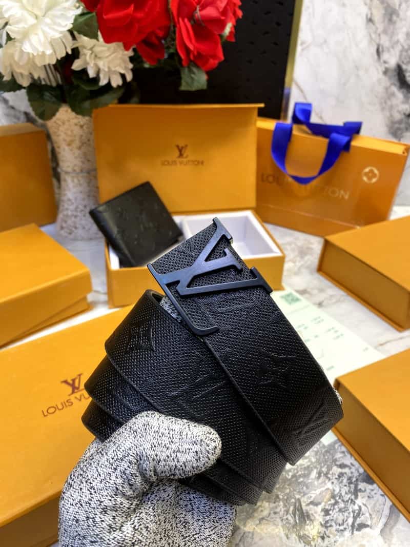 LOUIS_VUITTON Premium_Belt_&_wallet_Combo_C341
