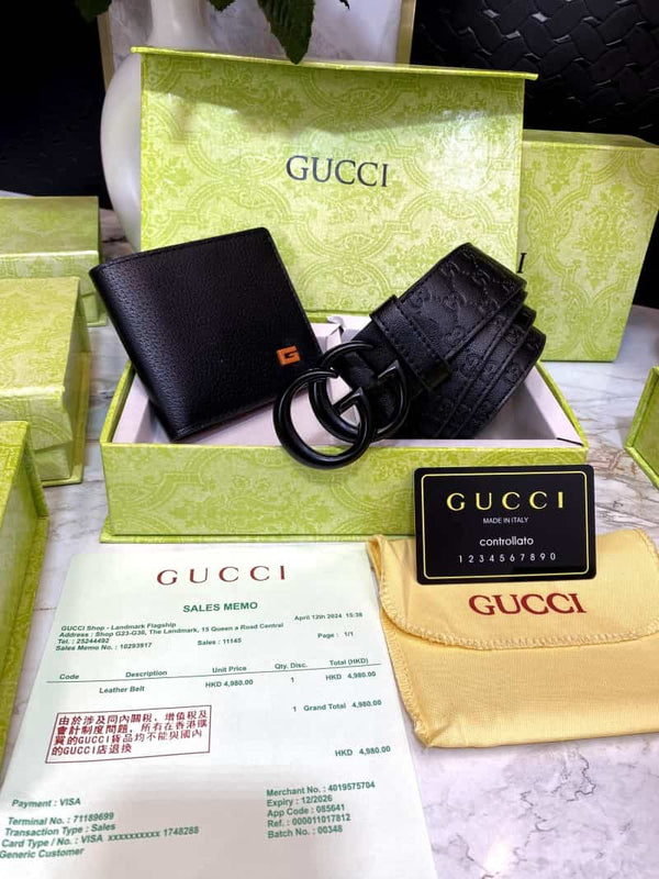 GUCCI_Premium_Belt_&_Wallet_Combo_C338