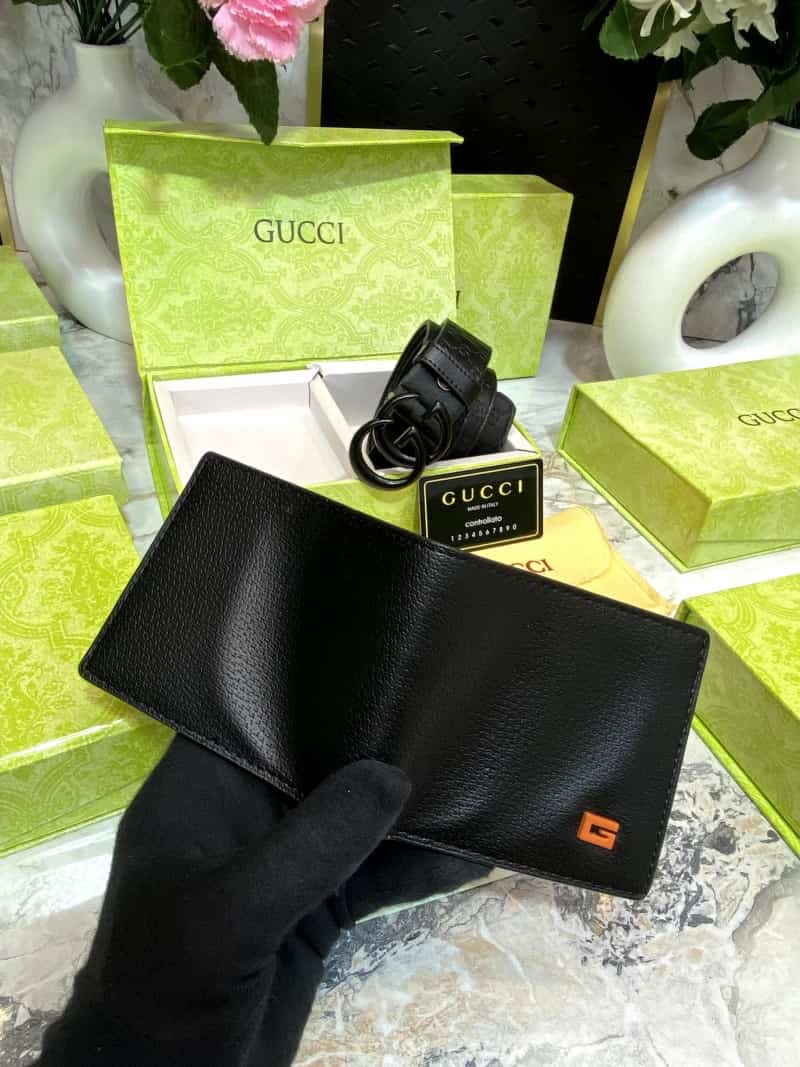 GUCCI_Premium_Belt_&_Wallet_Combo_C338