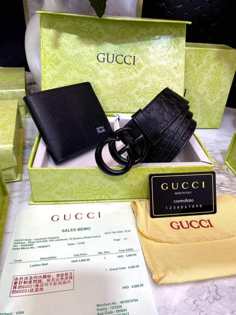 GUCCI_Premium_Belt_&_Wallet_Combo_C339