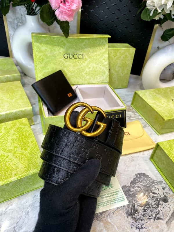 GUCCI_Premium_Belt_&_Wallet_Combo_C337