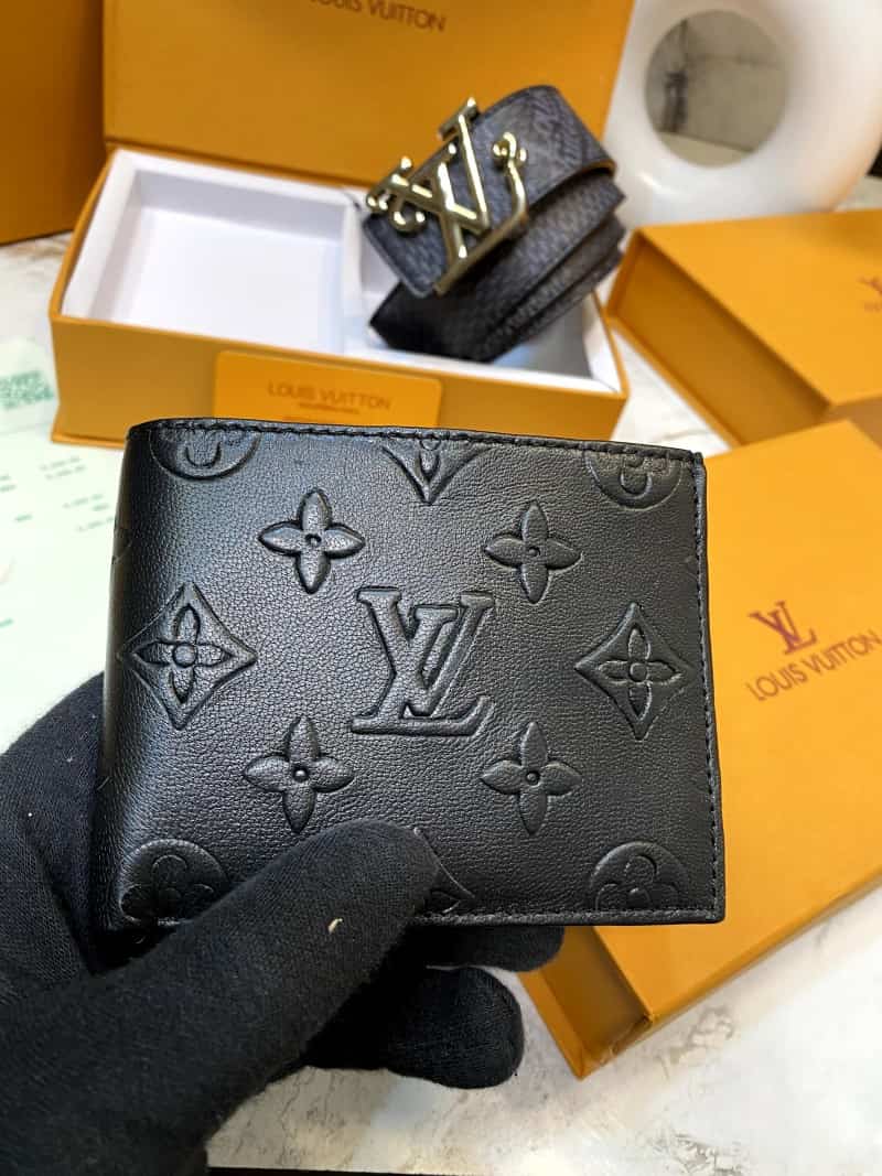 LOUI_S VUITTONN Premium Belt & wallet Combo C331