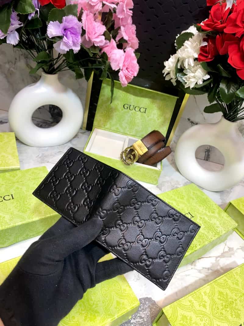 GUCCCI Premium Belt & Wallet Combo C318