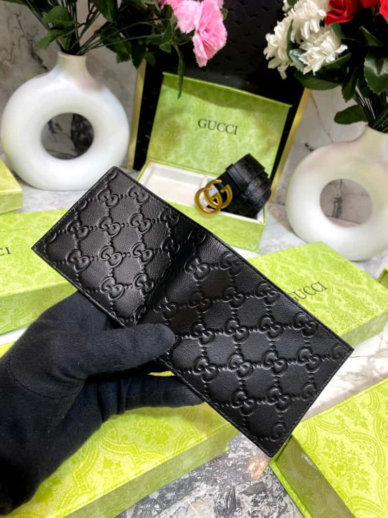GUCCCI Premium Belt & Wallet Combo C315