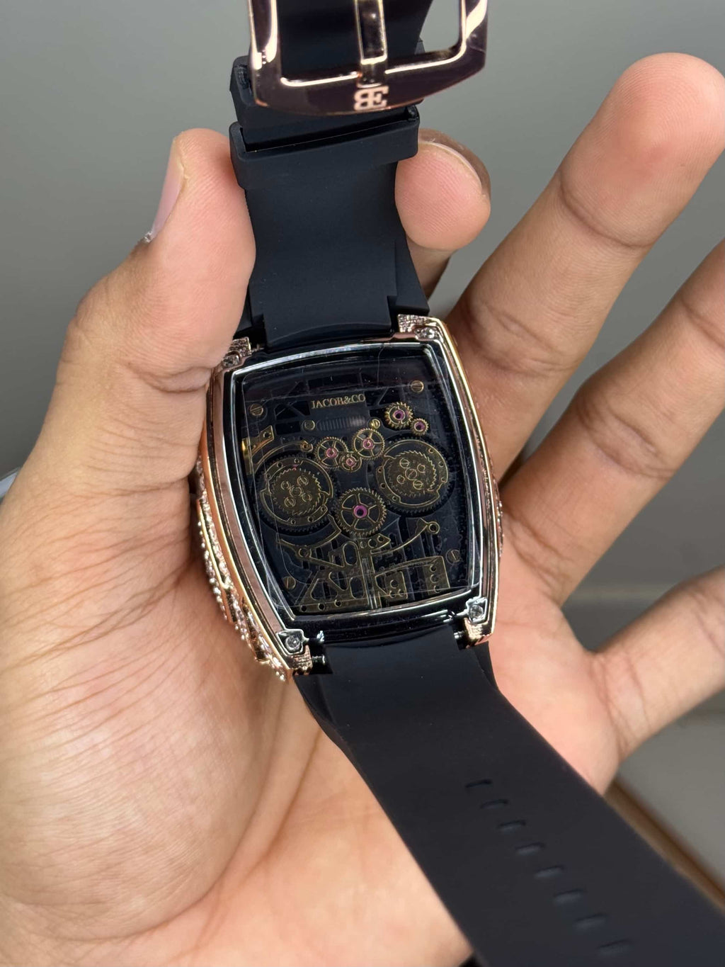 Jacob & Co. Bugatt i Copper Black Tourbillon Premium Quartz Watch