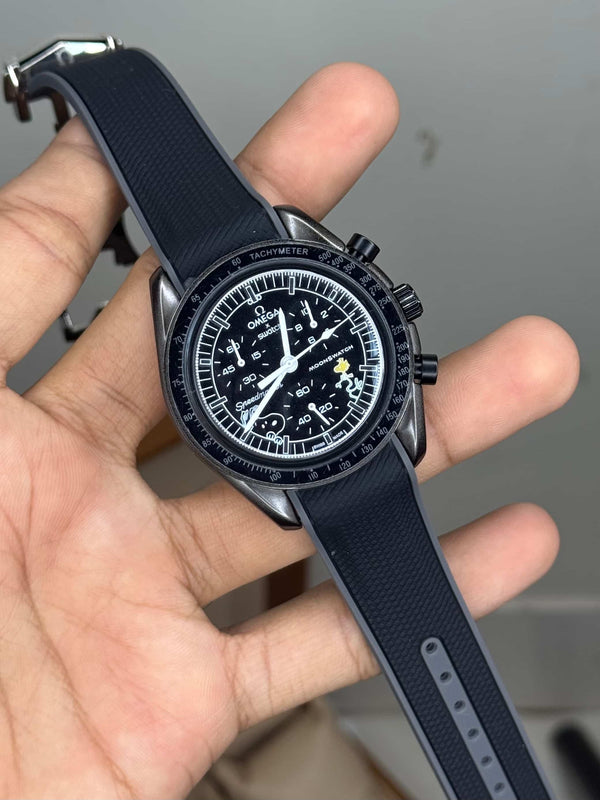 Omeg a x S watch Black Moons Watch Edition Quartz Watch