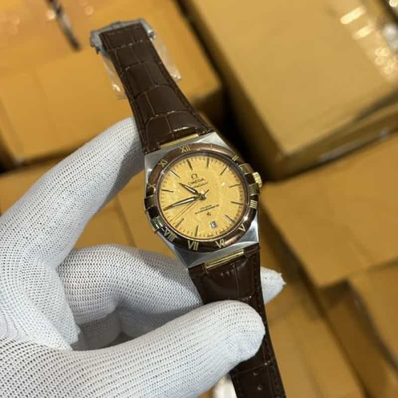OMEGA CONSTELLATION LEATHER STRAP A