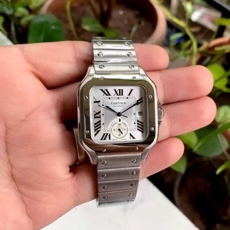 Cartier De Santos Dual Time White D
