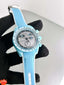 omegaa x silicon strap