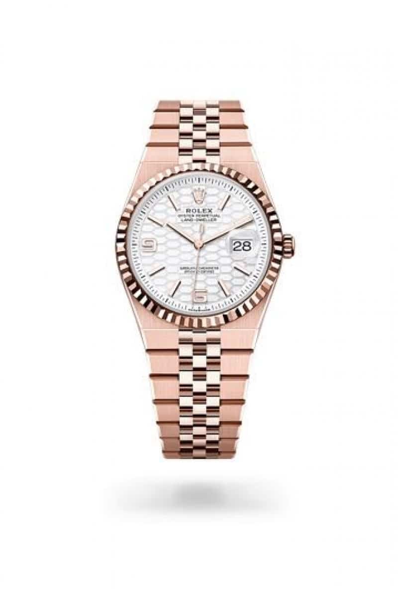 ROLEX LAND DWELLER ROSEGOLD WHITE