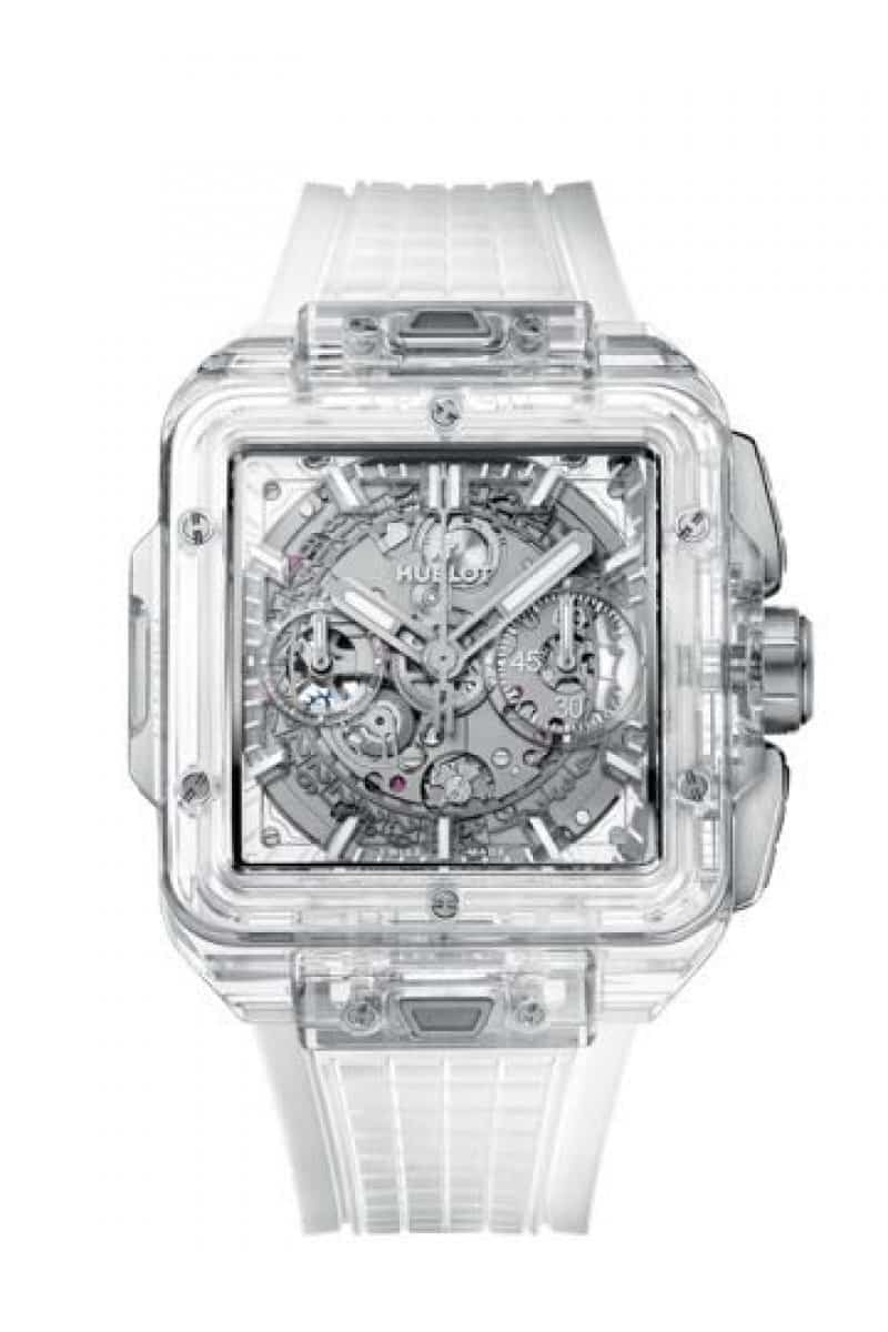 HUBLOT SQUARE BIG BANG UNICO TRANPA