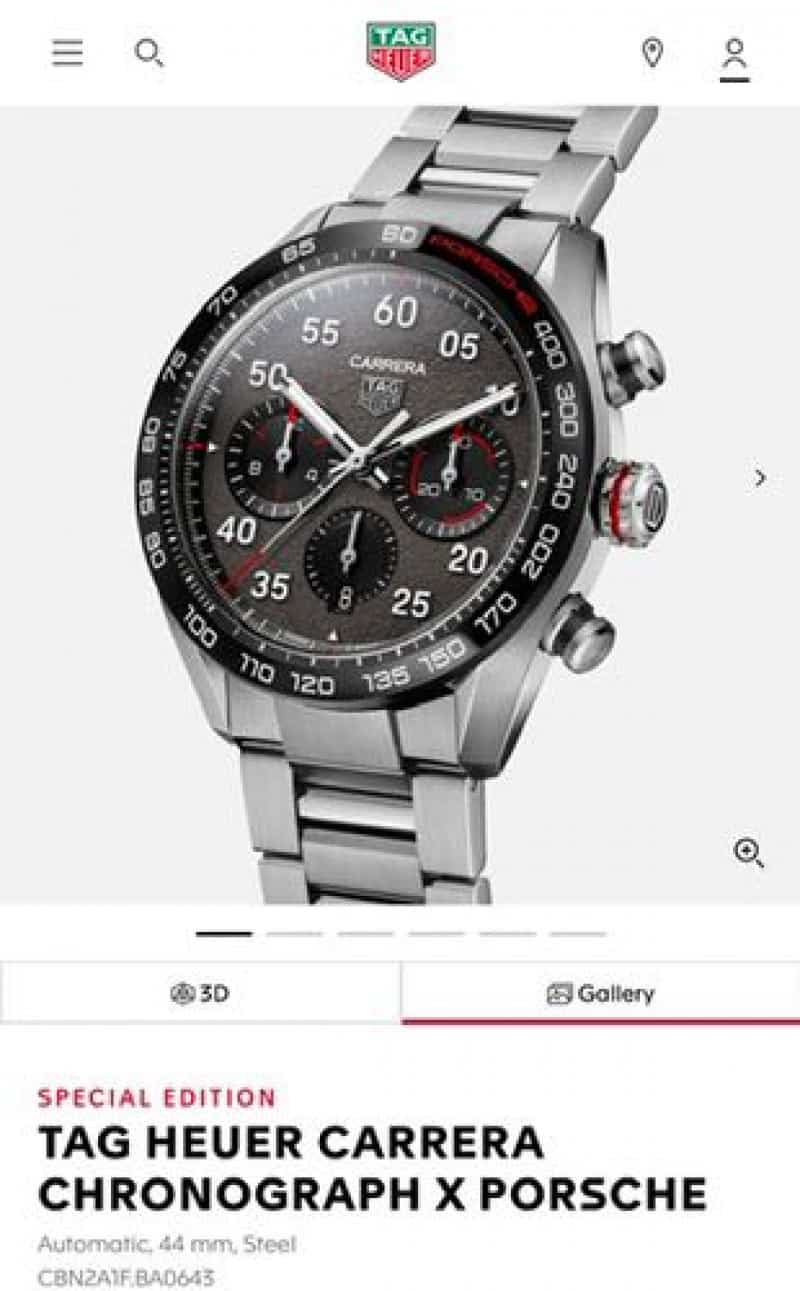 TAG HEUER CARRERA CHRONOGRAPH X POR