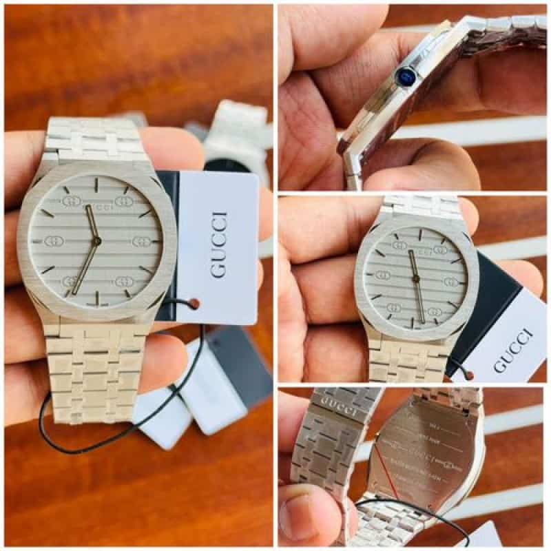 slim silver quartz