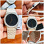 GUCCI SLIM BLACK SILVER QUARTZ
