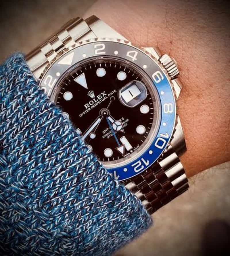 ROLEX GMT MASTER 2 BATMAN JUBLIE YZ