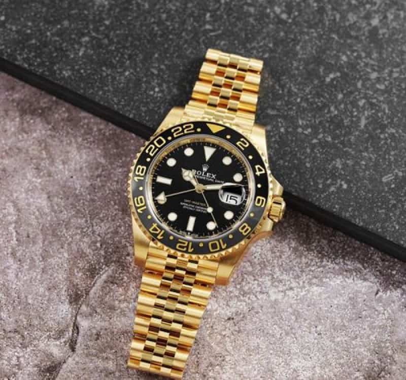 ROLEX GMT MASTER 2 JUBLIE GOLD YZ