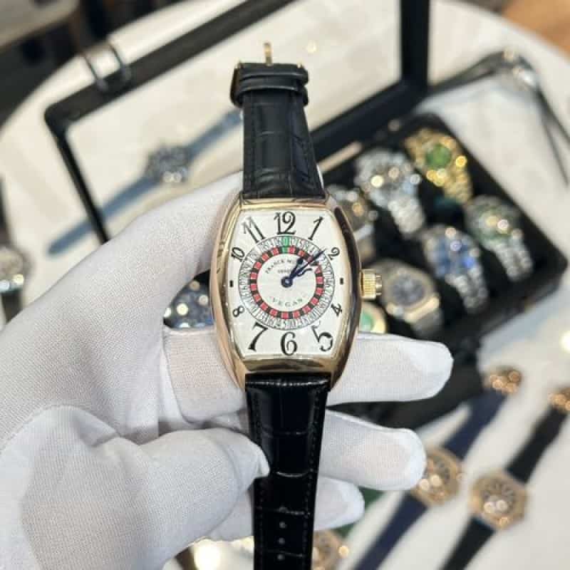 FRANCK MULLER VEGAS BLACK ROSEGOLD