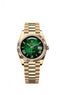 ROLEX DAYDATE GOLD GREEN AUTOMATIC