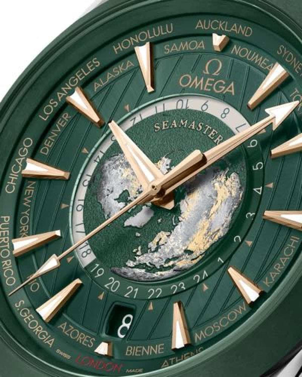 OMEGA AQUA TERRA WORLD MAP GREEN