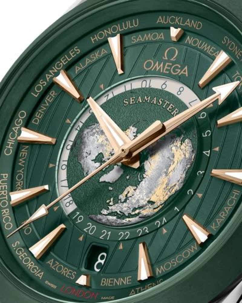 OMEGA AQUA TERRA WORLD MAP GREEN