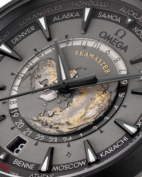 OMEGA AQUA TERRA WORLD MAP BLACK