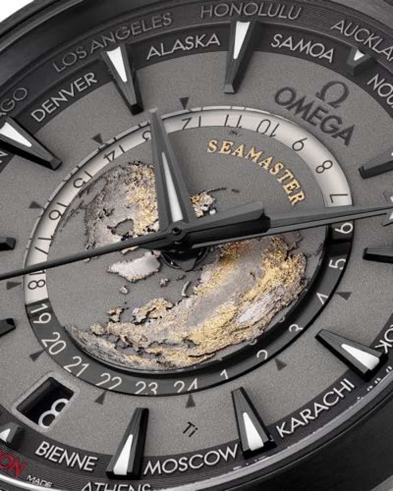 OMEGA AQUA TERRA WORLD MAP BLACK