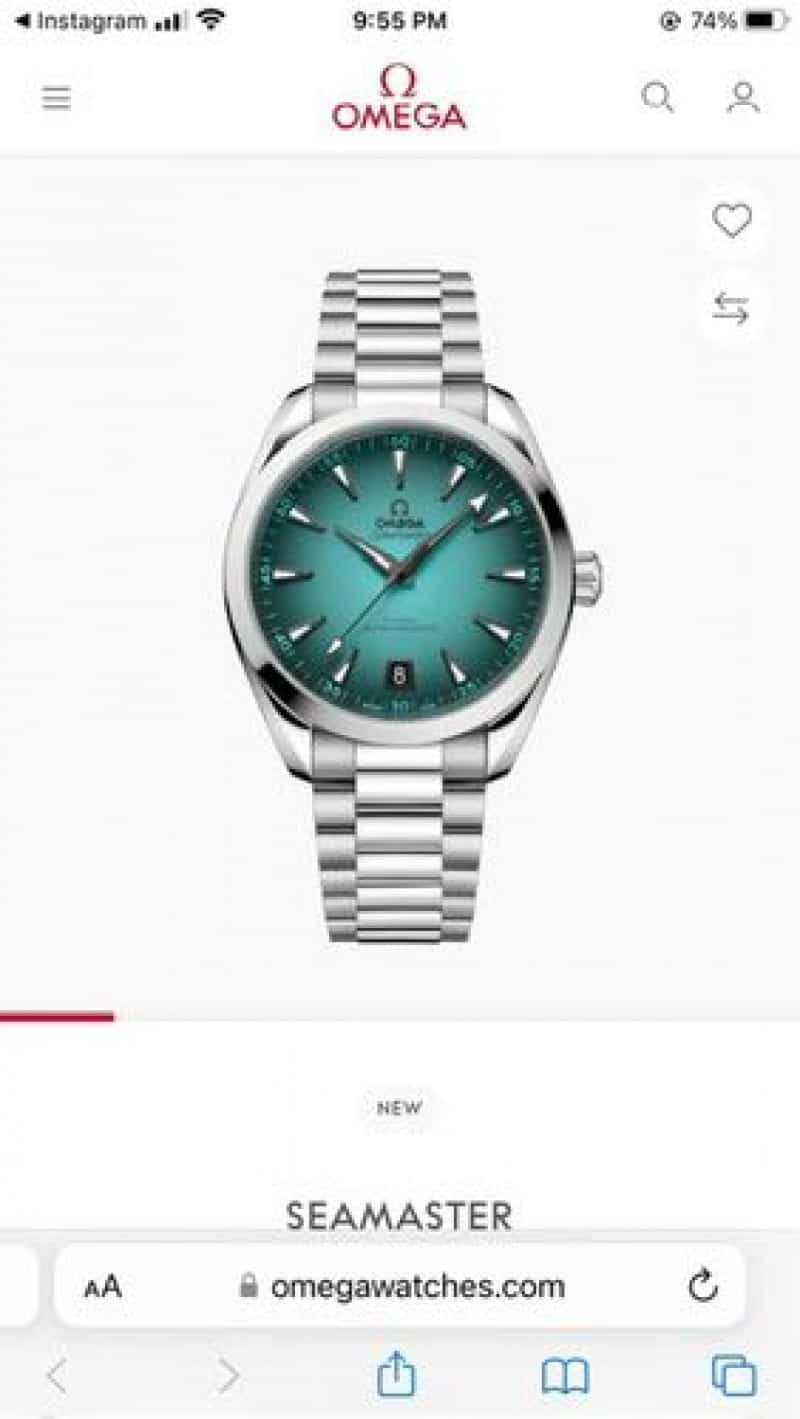 Omega Seamaster Aqua Terra 150 Tiff