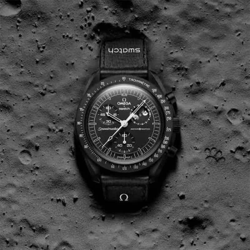 Omega Swatch black moon A026