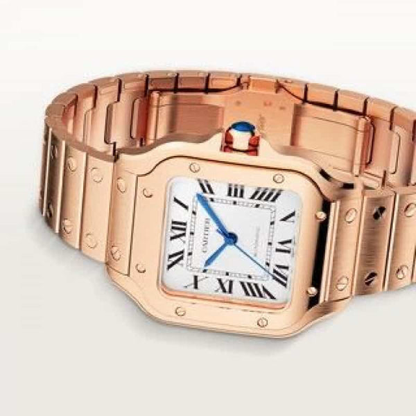 Cartier D Santos Rosegold White Aut
