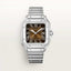 Cartier D Santos Silver Brown Autom
