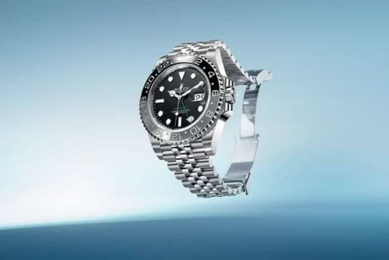 gmt master ii black dial grey black