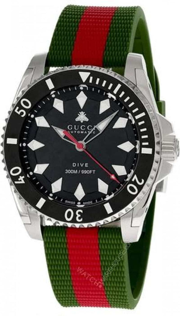 GUCCI DIVE UNISEX RUBBER STRAP