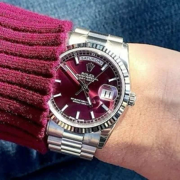 ROLEX DAYDATE CHERRY DAIL