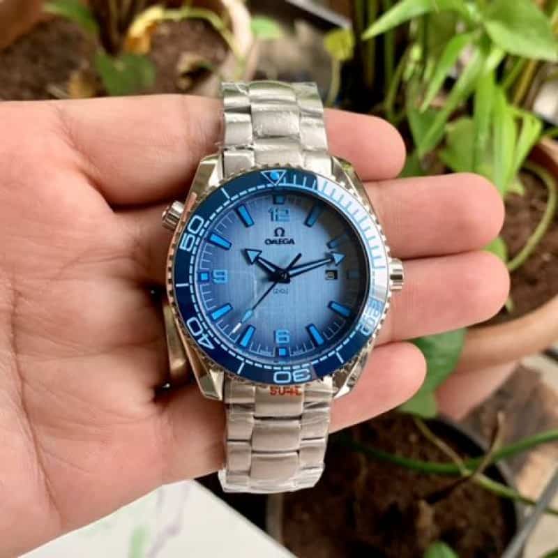 OMEGA CO AXIAL 600m SILVER BLUE