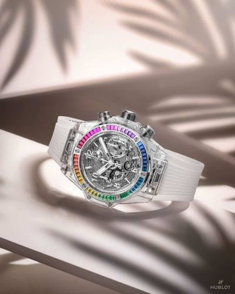 HUBLOT BIG BANG UNICO SAPPHIRE RAIN