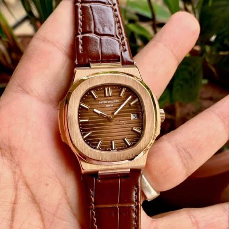 PATEK PHILIPPE AUTOMATIC LEATHER ST