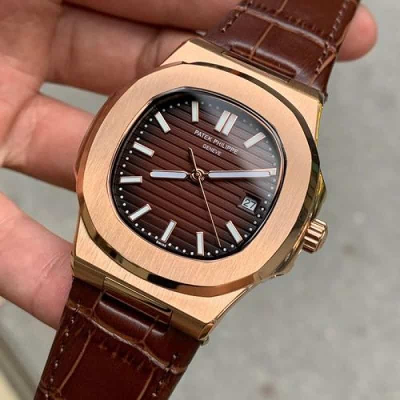 PATEK PHILIPPE AUTOMATIC LEATHER ST