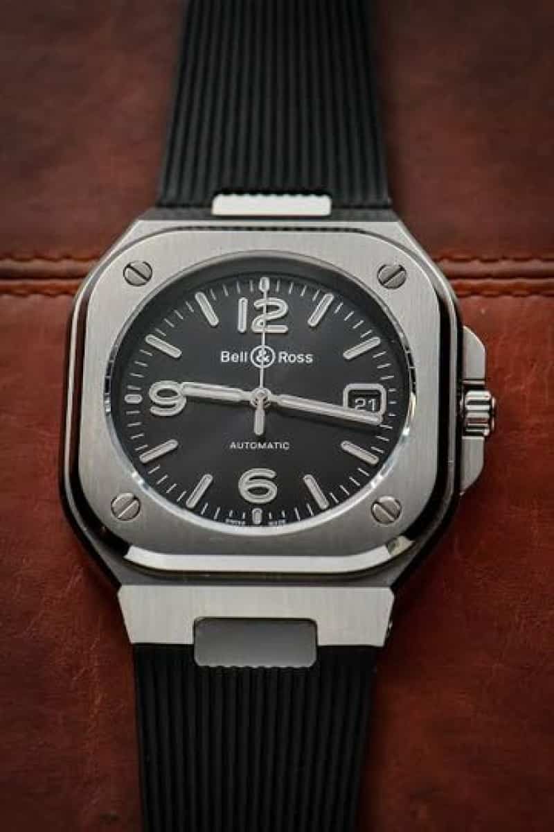 Bell Rose Automatic Rubber Strap