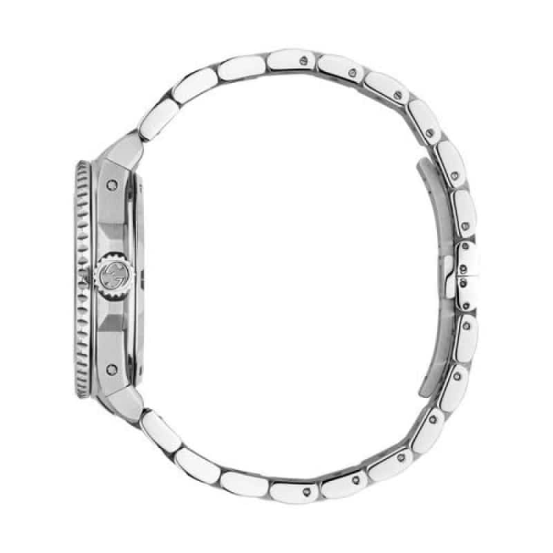 Gucci Dive 40MM Silver Dial with Be