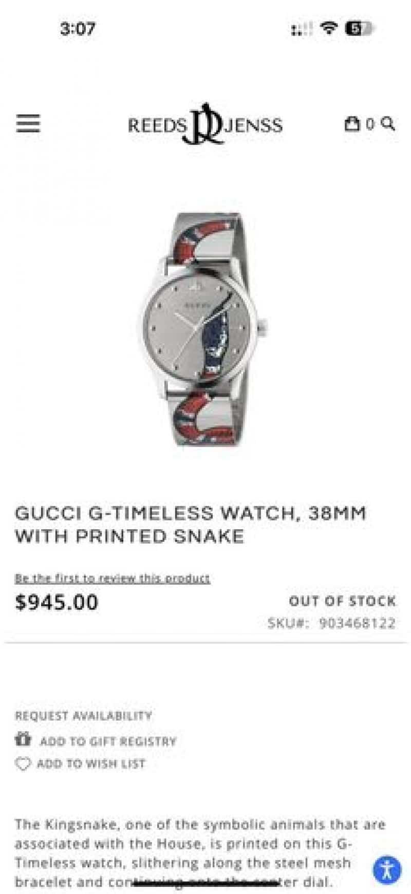 Gucci G Timeless Watch 38mm