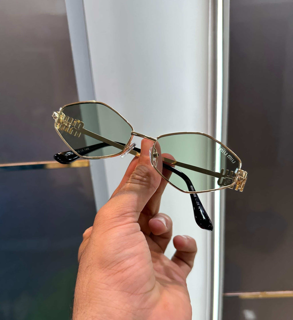 Miu Miu Designer Gold Green Premium Shade 478