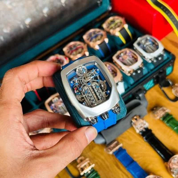 JACOB CO BUGATTI EDITION Silver Blu