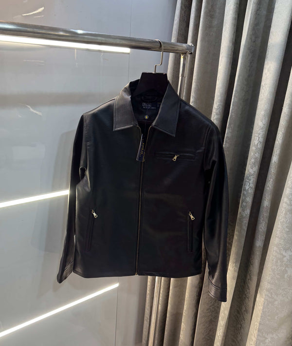 Ralph  Lauren Black Luxury Leather Jacket
