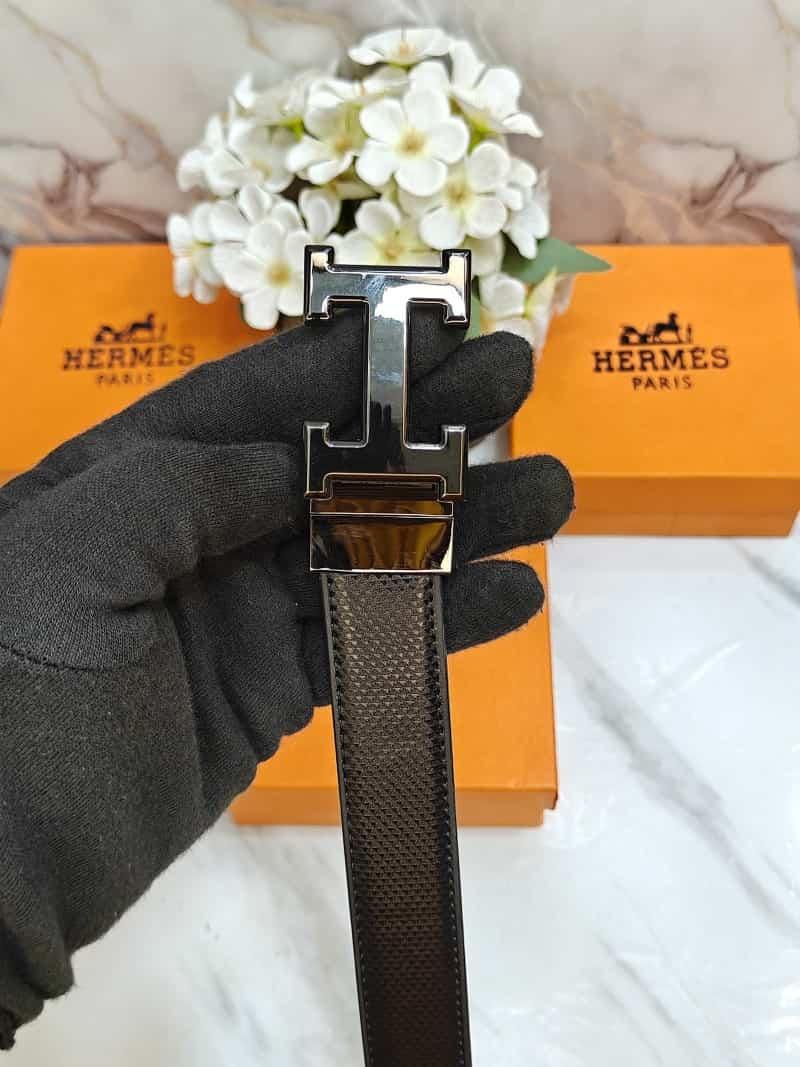 HERMES PREMIUM QUALITY REVERSEABLE LADIES BELT WITH OG BOX H-806