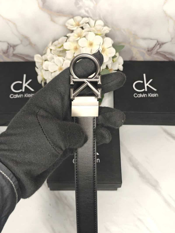 CK c41..VIN KL...3!n PREMIUM QUALITY REVERSIBLE LADIES BELT WITH OG box CK-507