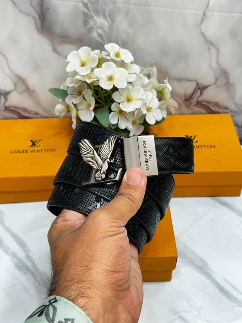LV 10Uis VUITTON PREMIUM QUALITY IMP REVERSEABLE BELT WITH OG BOX LV-315