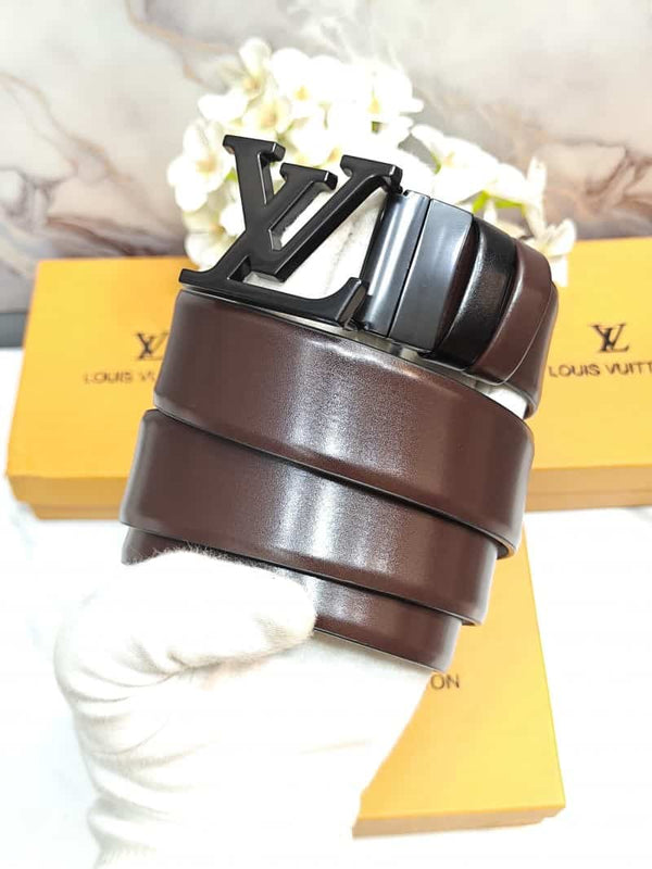 LV loUIS vuI+tON PREMIUM QUALITY REVERSEABLE BELT WITH OG BOX LV-314
