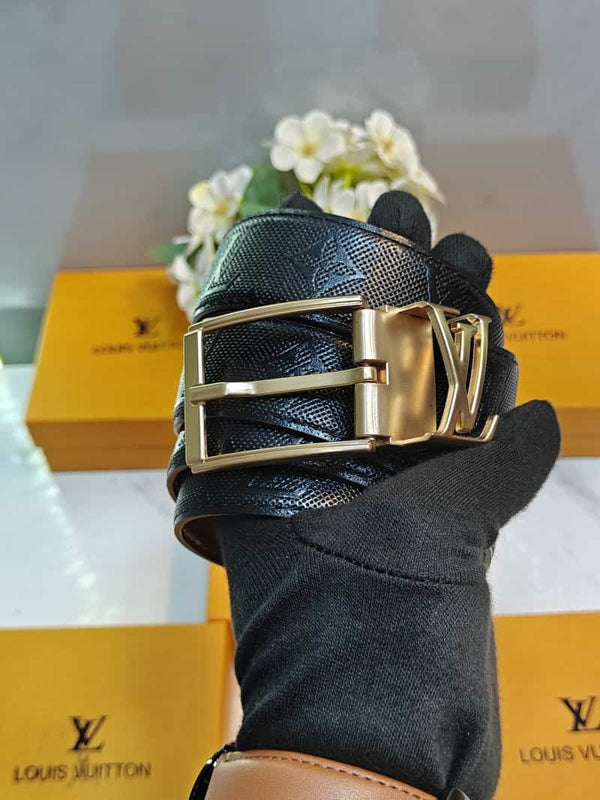 LV lOU!S VUItTOn! PREMIUM QUALITY REVERSEABLE BELT WITH OG BOX Lv-312
