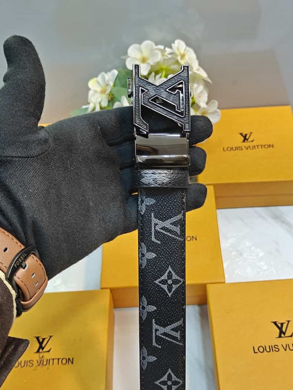 LV LO·U!S! VUI_TTON PREMIUM QUALITY IMP REVERSEABLE BELT WITH OG BOX LV-311
