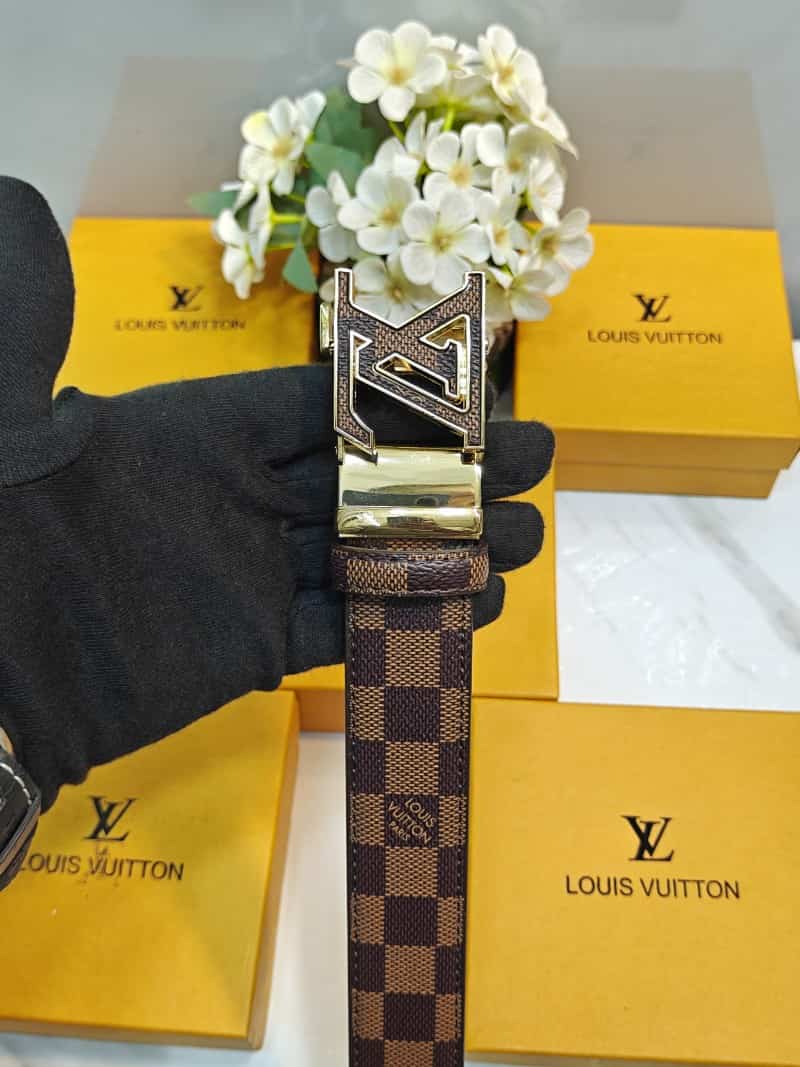 LV LOUIS VUiTTon PREMIUM QUALITY IMP REVERSEABLE BELT WITH OG BOX LV-310